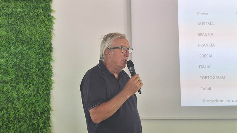 Luciano Trentini del Centro Studi e Documentazione sul Castagno e rappresentante italiano nel network europeo Eurocastanea